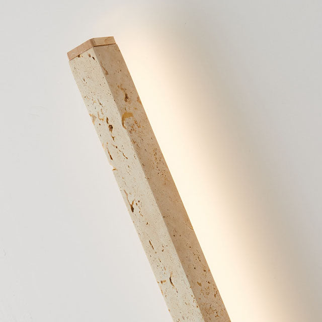 Yellow Travertine Long Strip Wall Lamp