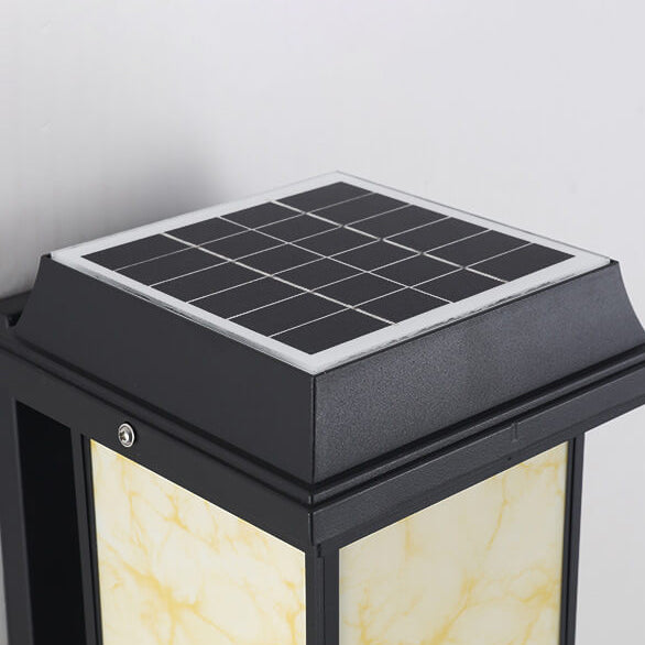 Aluminum Rectangular Column Outdoor Light
