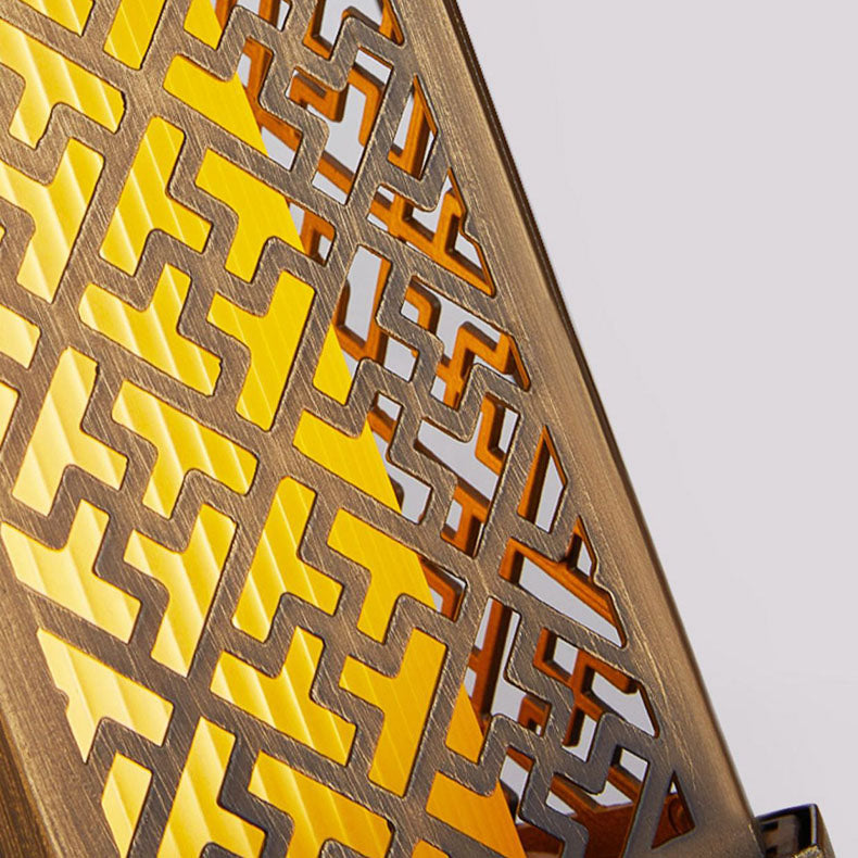 Brushed Aluminum House Pagoda Outdoor Light