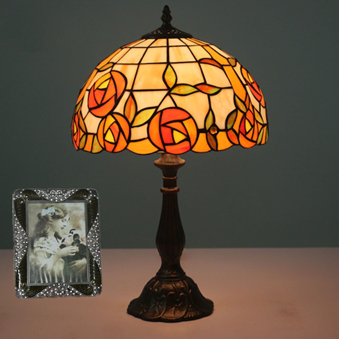 Zinc Alloy Color Table Lamp