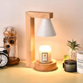 Cone Wood Metal Aroma Table Lamp