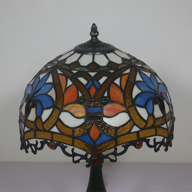 Resin Zinc Alloy Glass Table Lamp