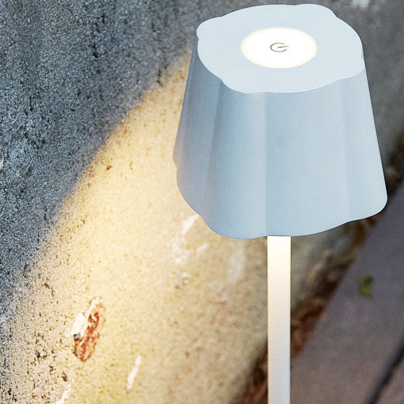 Metal Mushroom Bedroom Table Lamp