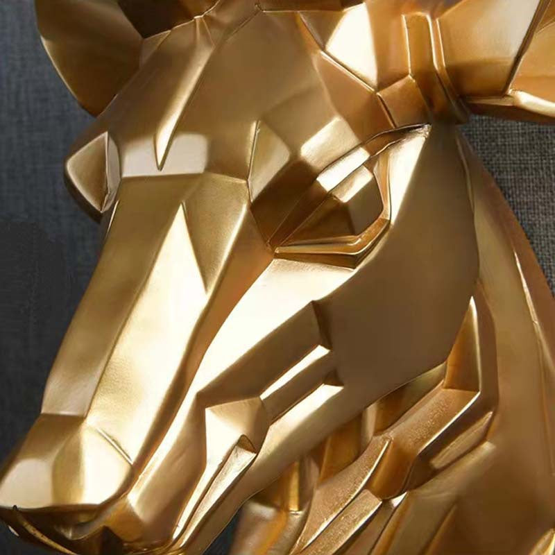 Deer Head Resin Living Wall Lamp