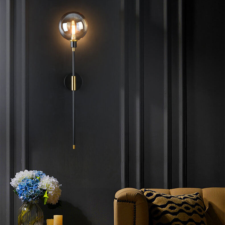 Magic Bean Glass Long Wall Lamp