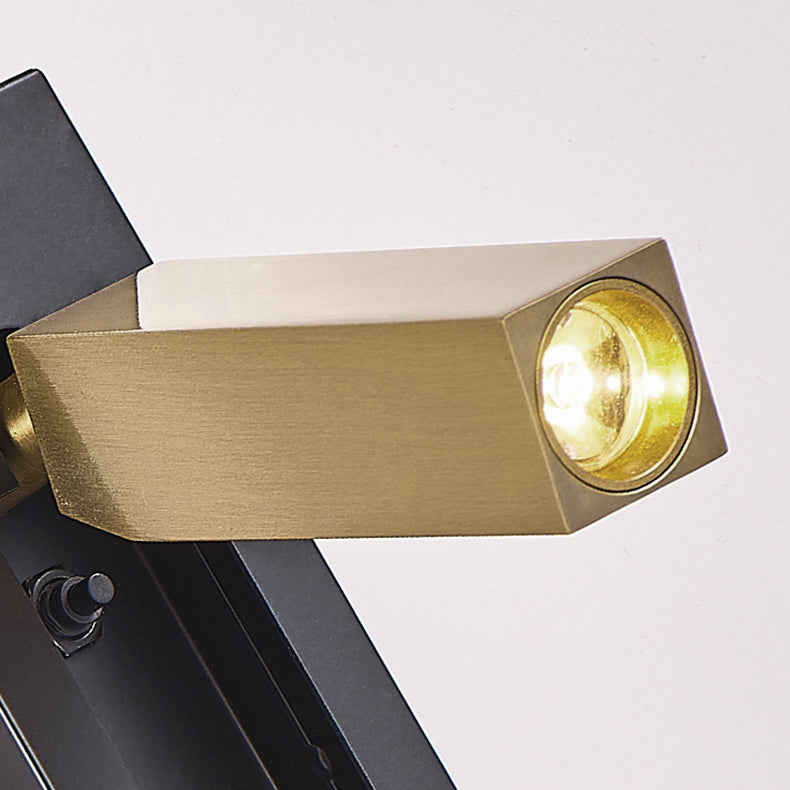 Rectangular Recessed Aluminum Wall Lamp