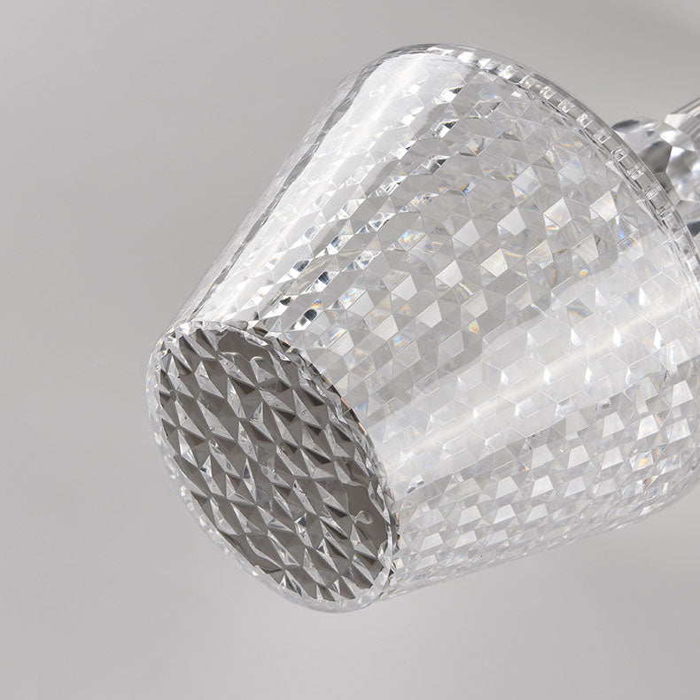 Crystal Wine Glass Acrylic Table Lamp