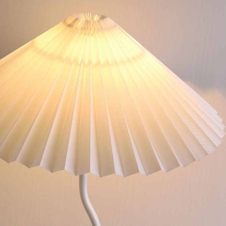 Pleated Umbrella Bending Table Lamp