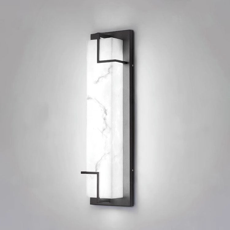 Rectangular Stainless Steel Resin Outdoor Light