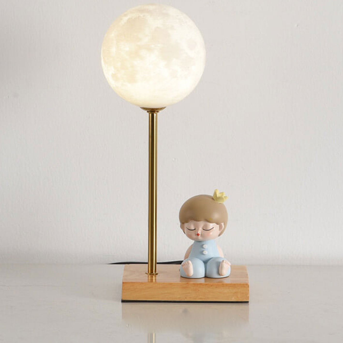 3D Printed Moon Decorative Table Lamp