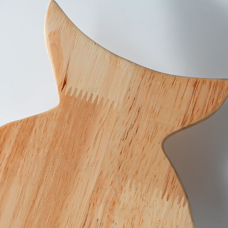 Wood Small Fish Wall Lamp