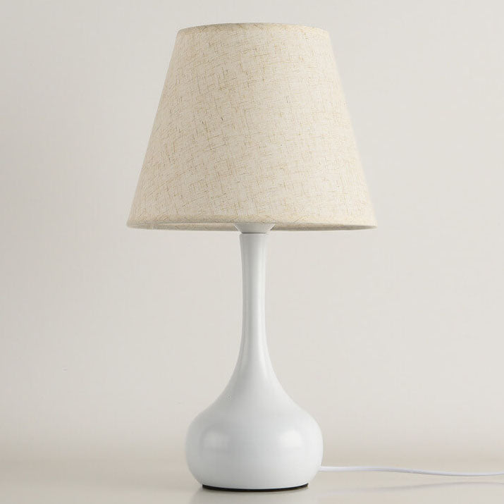 Pure Black White Iron Table Lamp