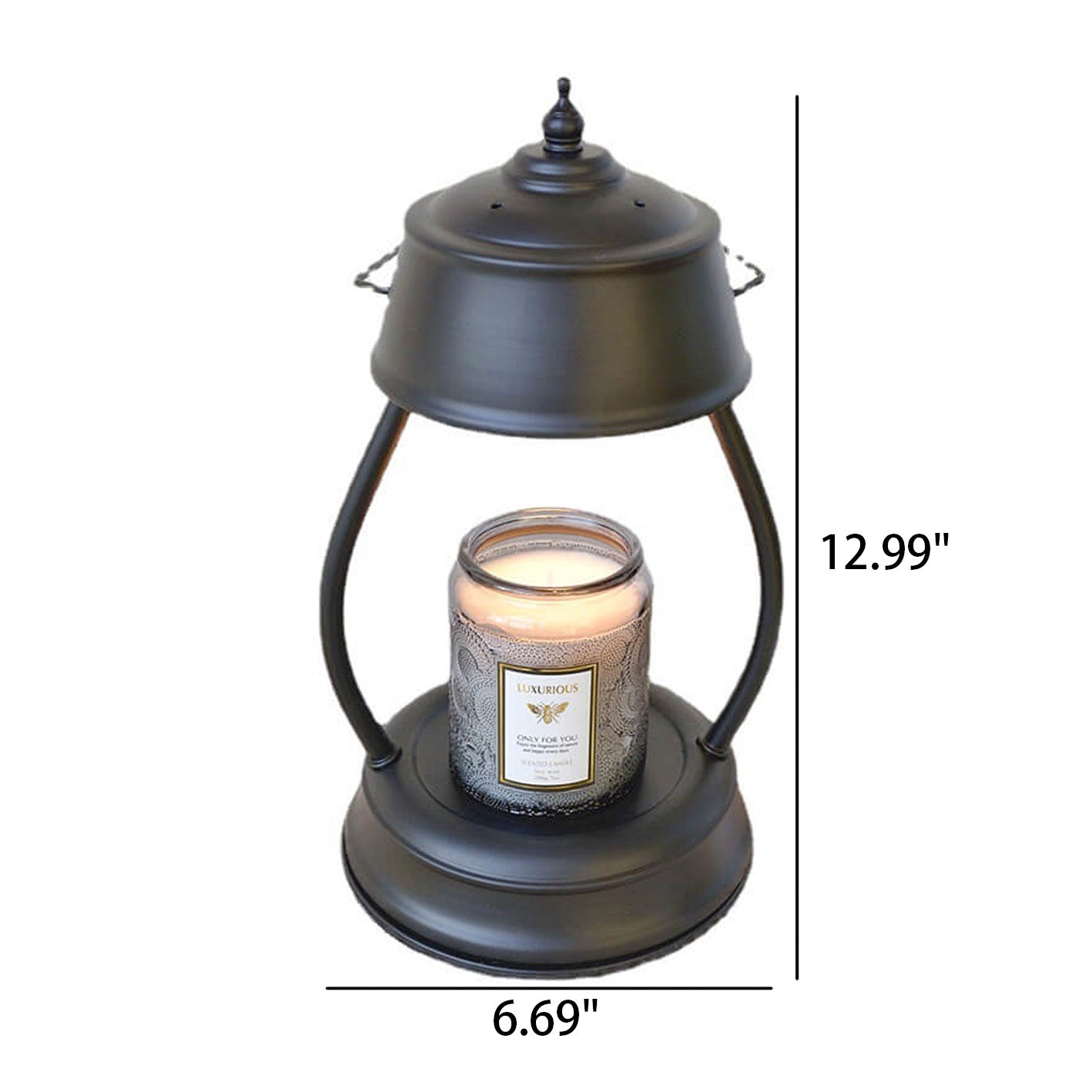 Metal Lantern Melting Wax Table Lamp
