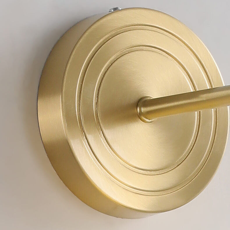 Striped Ceramic Round Jar Wall Lamp