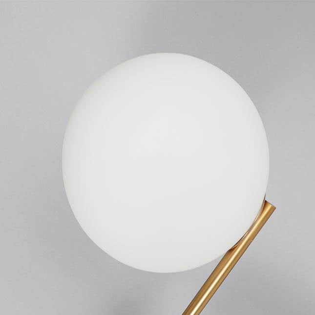 Marble Texture Cylindrical Glass Table Lamp