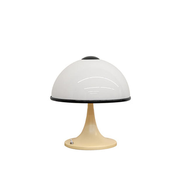 Cream Mushroom Metal Table Lamp