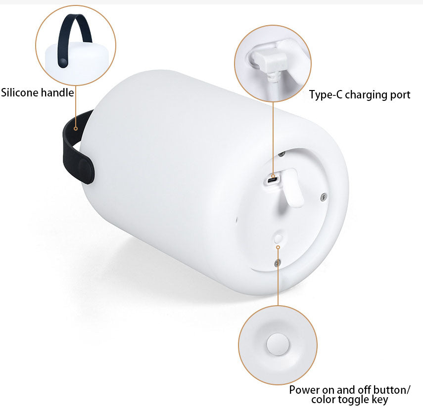 Rechargeable Portable 16 Colors Table Lamp