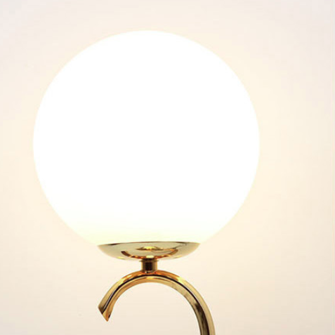 Orb Clock Iron Glass Table Lamp