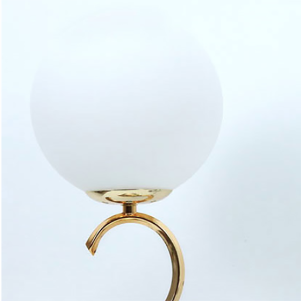 Orb Clock Iron Glass Table Lamp