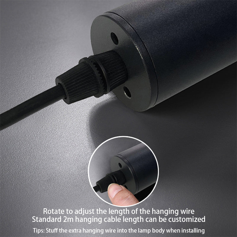 Long Cylindrical Wall Lamp