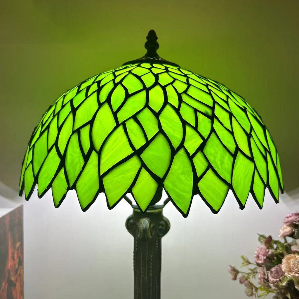 Dome Flower Iron Glass Table Lamp