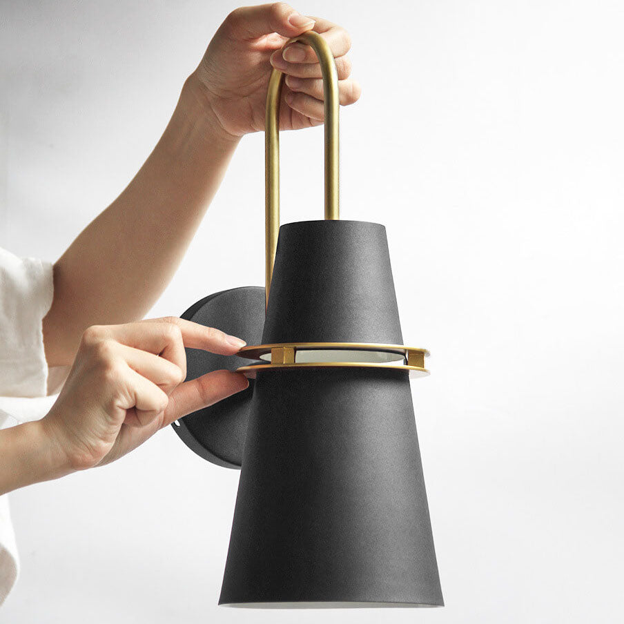 Horn Iron Bedroom Wall Lamp