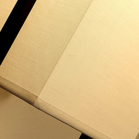 Square Fabric Iron Frame Wall Lamp