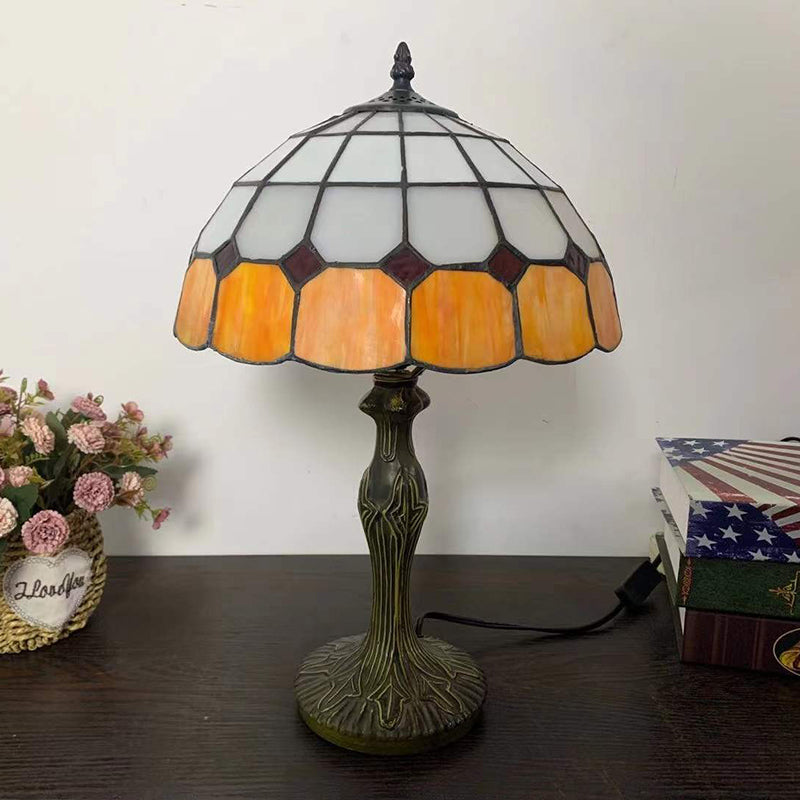 Stained Glass Dome Aolly Table Lamp