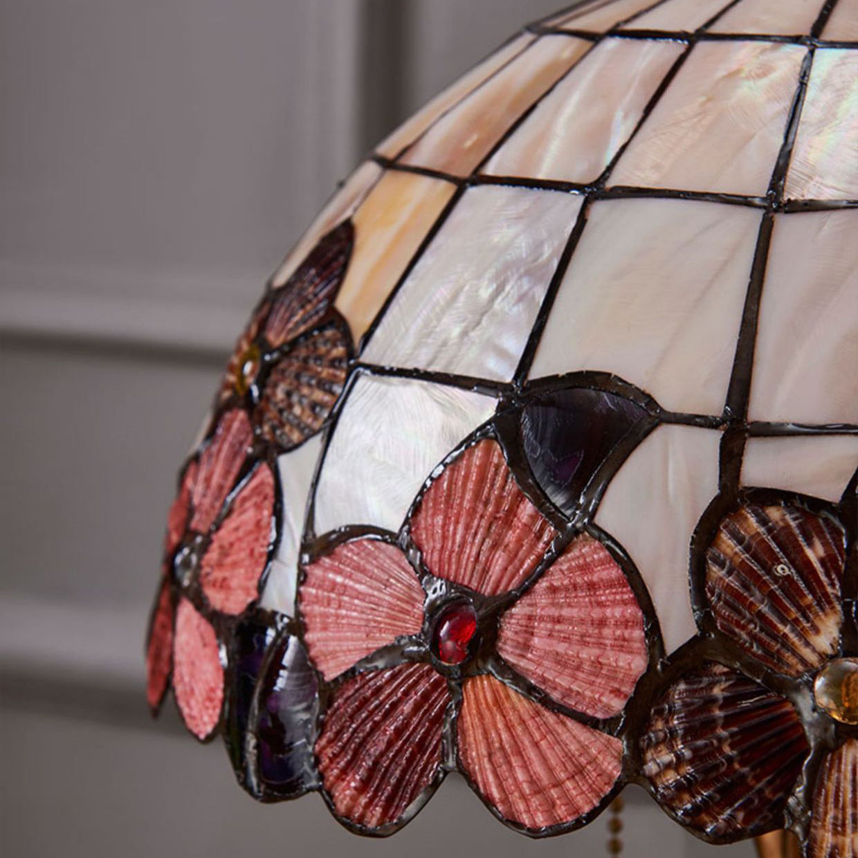 Full Copper Bird Decoration 2-Light Table Lamp