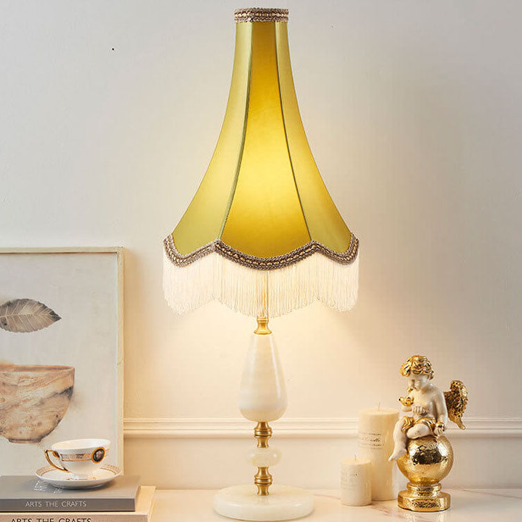 Court Tassel Copper Table Lamp