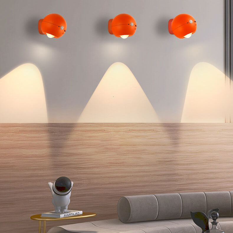 Round Rechargeable Eye Protection Wall Lamp