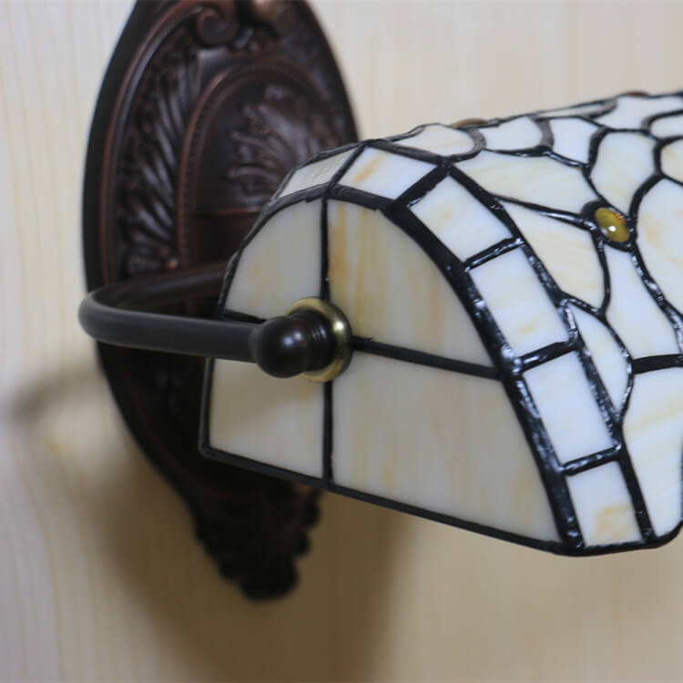 Floral Stained Glass Living Wall Lamp