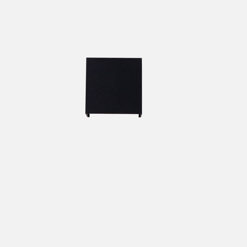 Solid Color Aluminum Square Outdoor Light