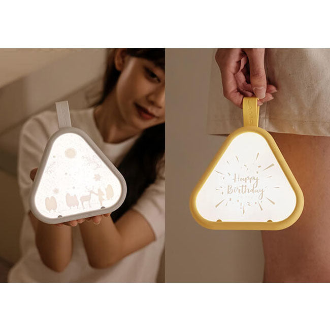 Triangle Seven Color Atmospheric Table Lamp