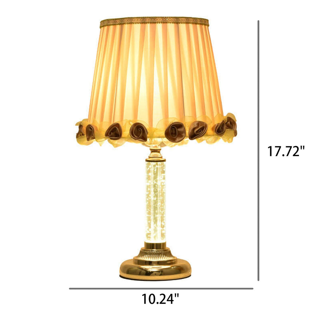 Crystal Brightness Remote Control Table Lamp