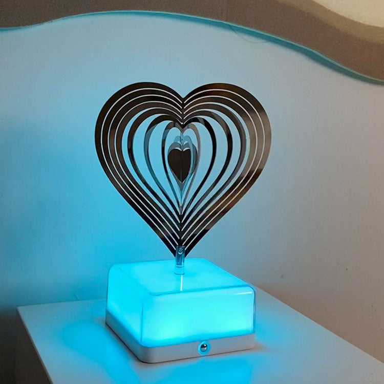 Stainless Steel ABS Cubic Table Lamp