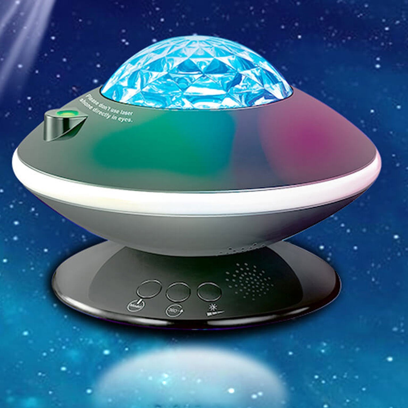 Rotary Three-speed Dimming Aurora Floor Lamp