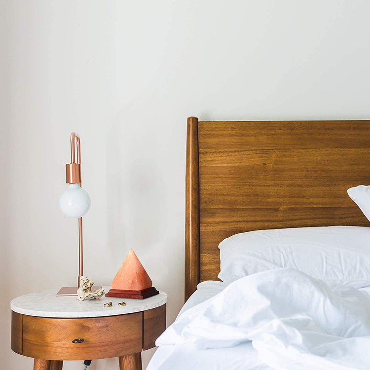 Himalayan Triangle Salt Table Lamp