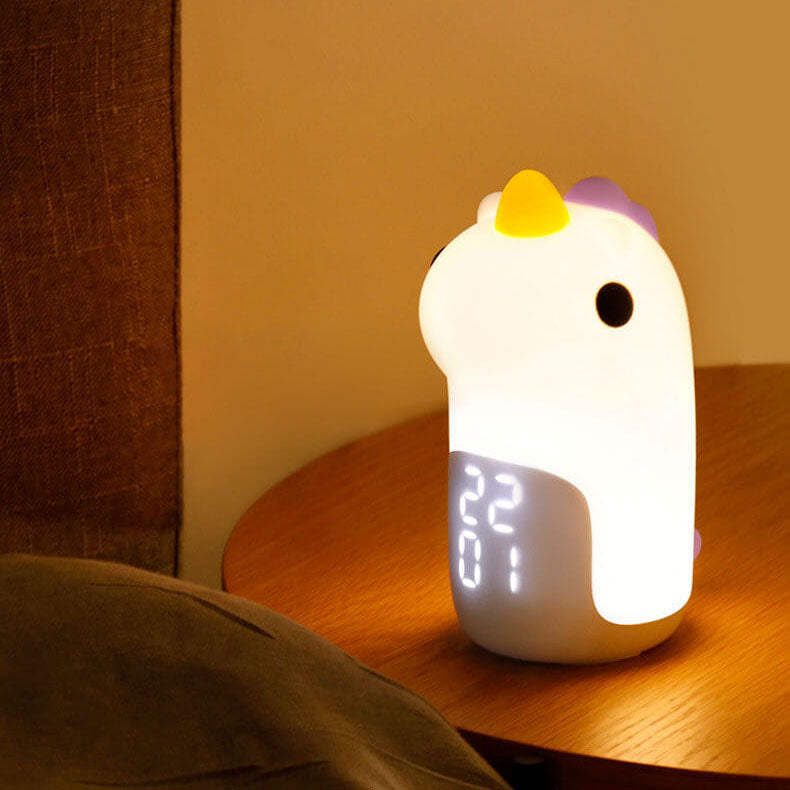 Cartoon Unicorn Timer Alarm Floor Lamp