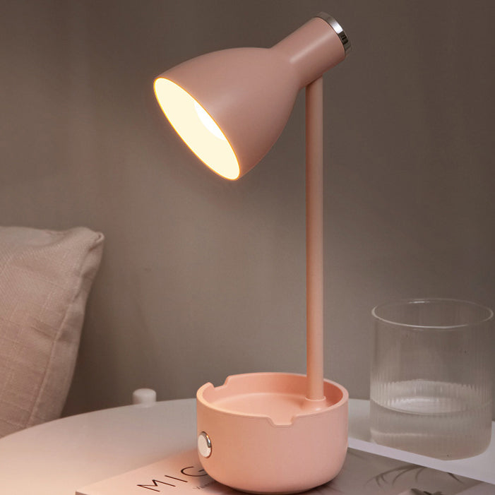 Round Horn Plastic ABS Table Lamp