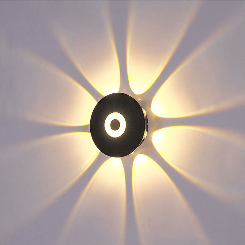 Aluminum Round Patio Outdoor Light