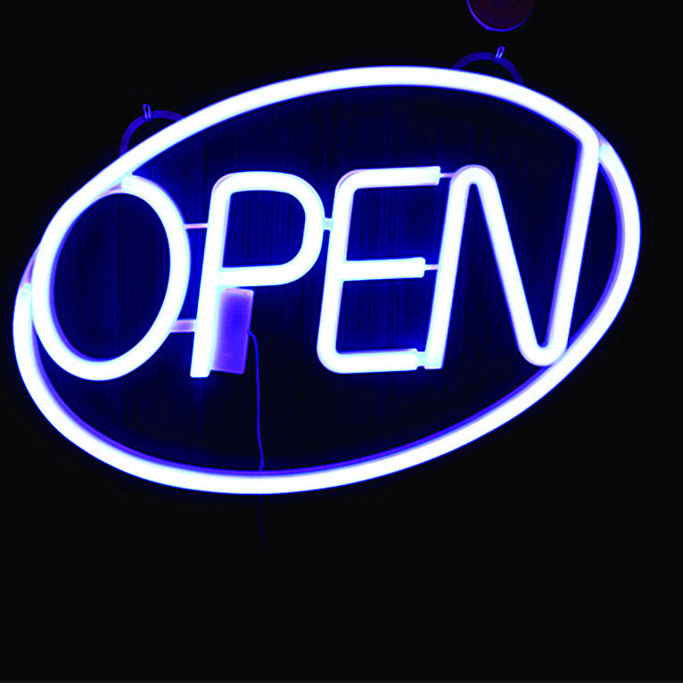 PS OPEN Neon Dining Outdoor Light