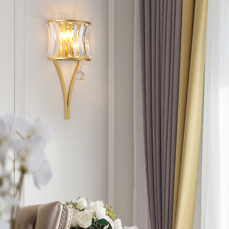 Half Circle Inverted Triangle Wall Lamp