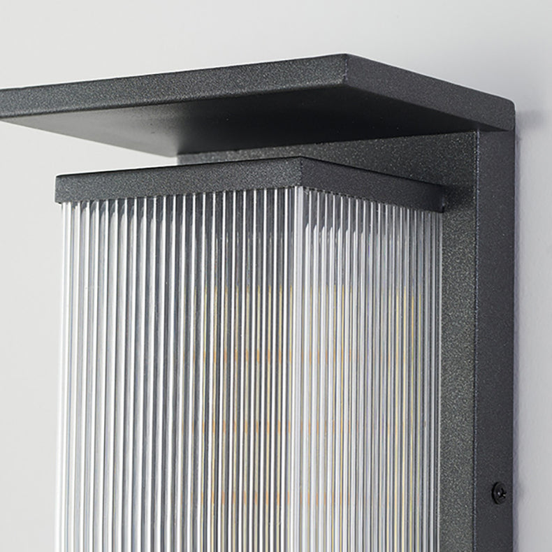 Rectangular Stainless Steel Acrylic Outdoor Light