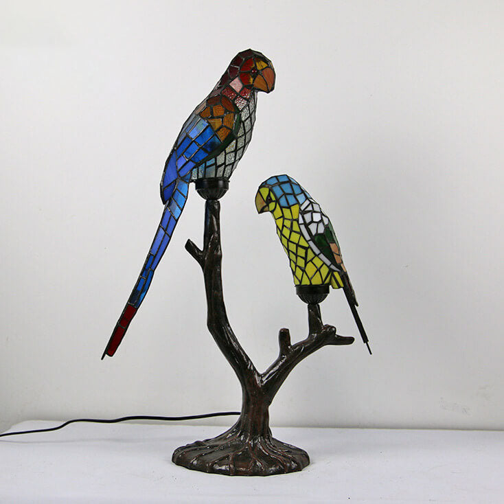 Bird Branch Design 2-Light Table Lamp