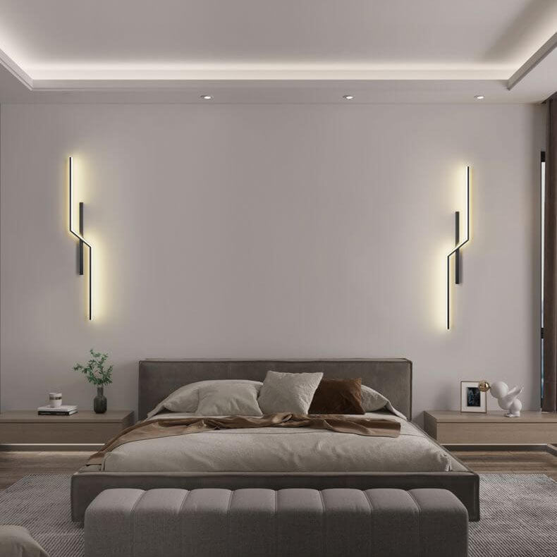 Geometry Lines Aluminum Iron Wall Lamp