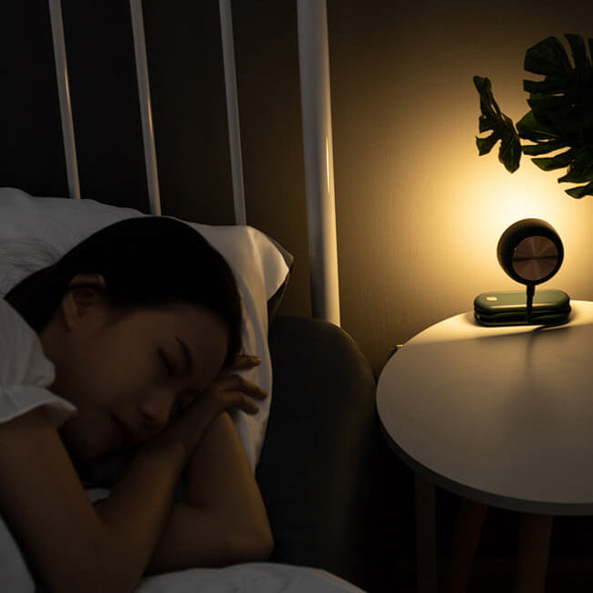 Rectangular ABS Foldable Eye Table Lamp