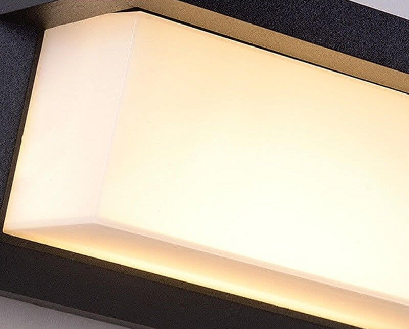 Rectangular Sensor Outdoor Light