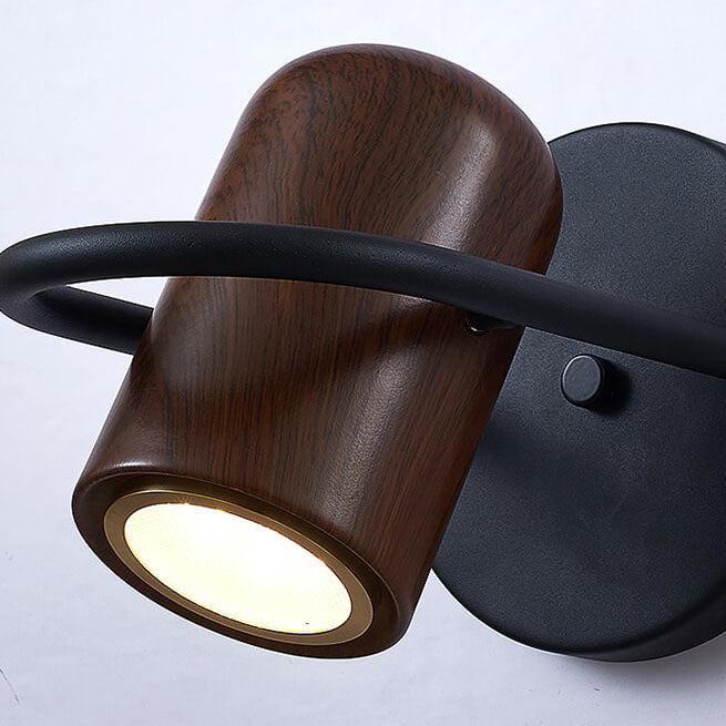 Personality Wrought Iron Cylinder Wall Lamp