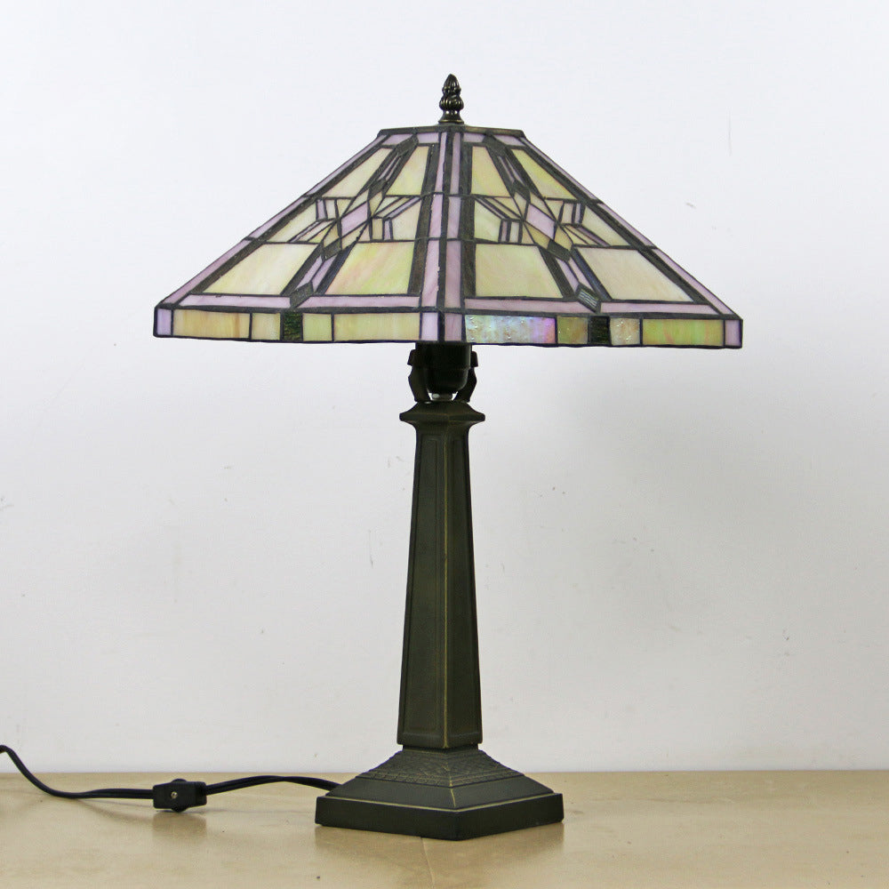 Conic Diamond Deer Alloy Table Lamp